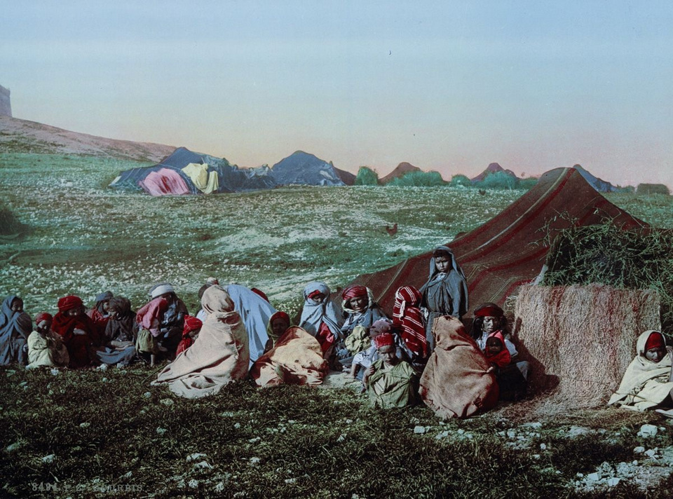 A camp of nomads Tunis