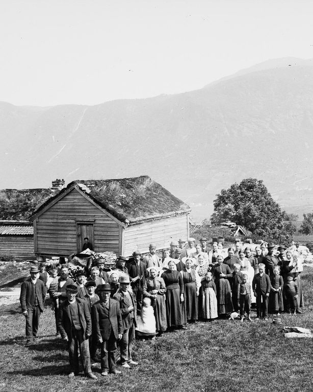Люди Согндала 1900 Норвегия 28