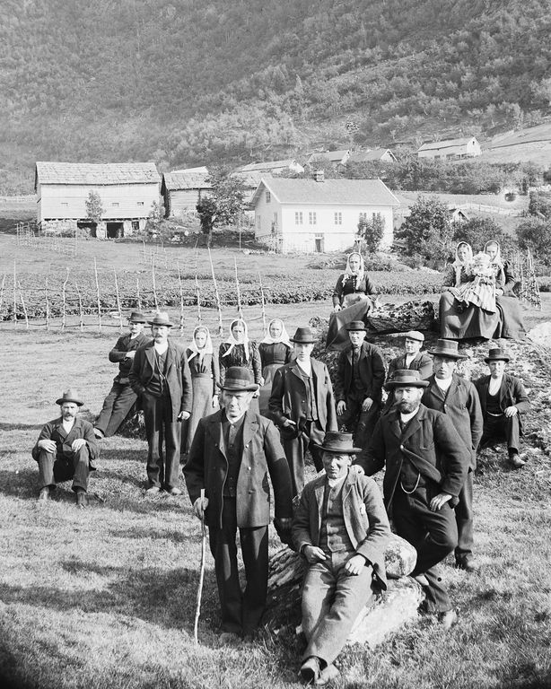 Люди Согндала 1900 Норвегия 29