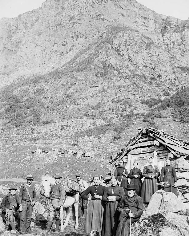 Люди Согндала 1900 Норвегия 37