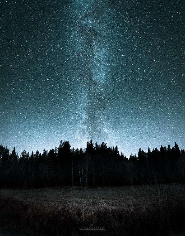 Финляндия, ночь, звёзды и неспящий фотограф 1
