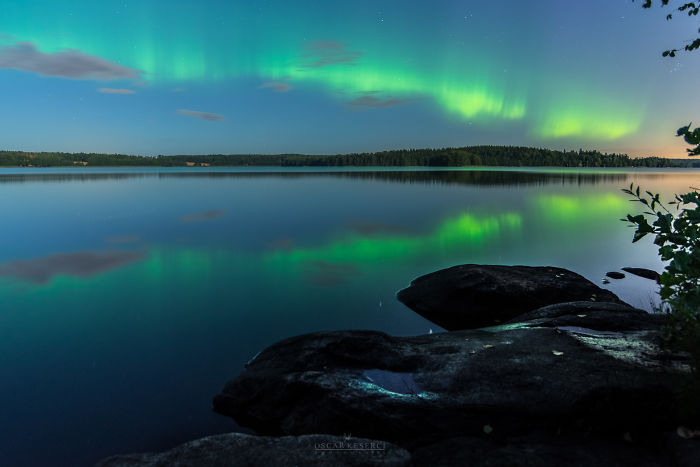 Финляндия, ночь, звёзды и неспящий фотограф 21