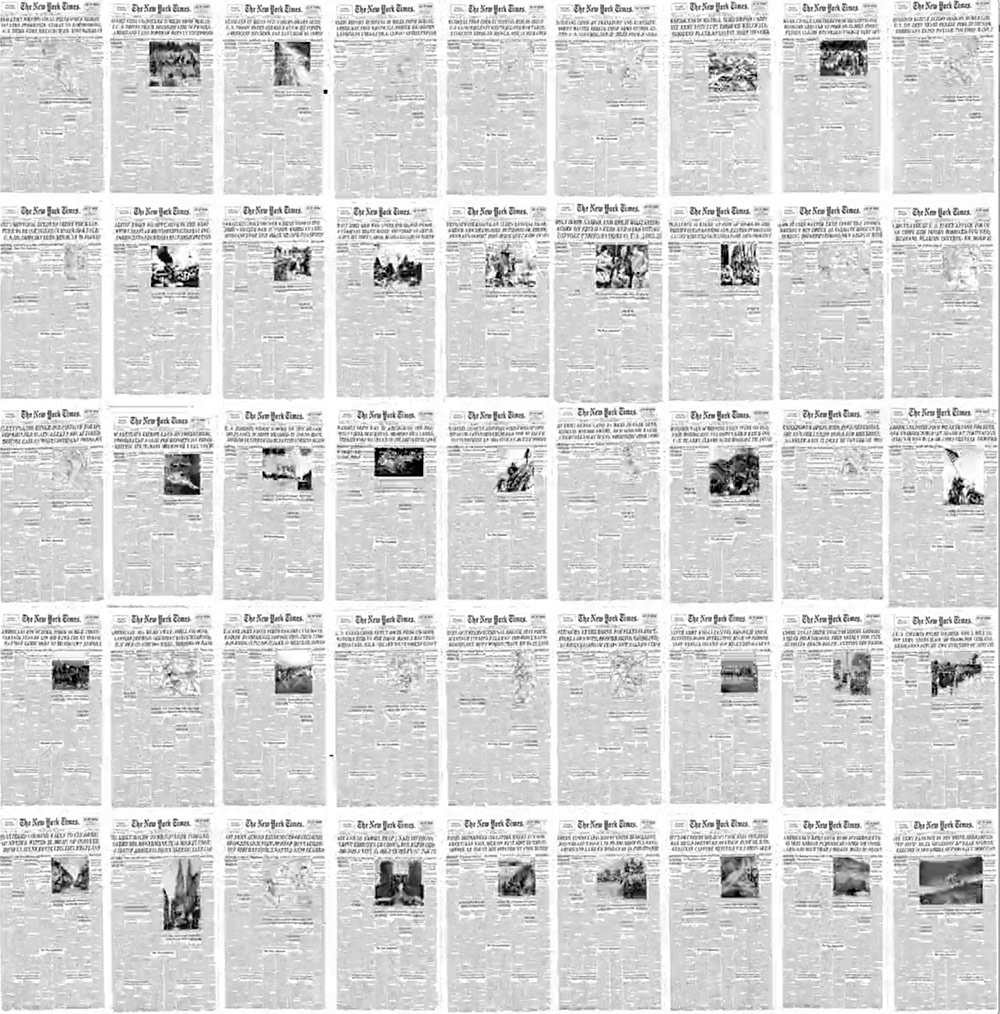 Как менялась легендарная газета: все обложки «The New York Times» с 1852 года в видео за одну минуту  4