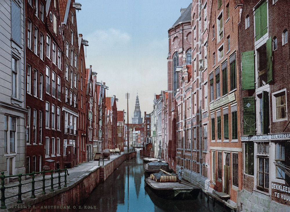 Цветные открытки Нидерландов 1890-х годов 3