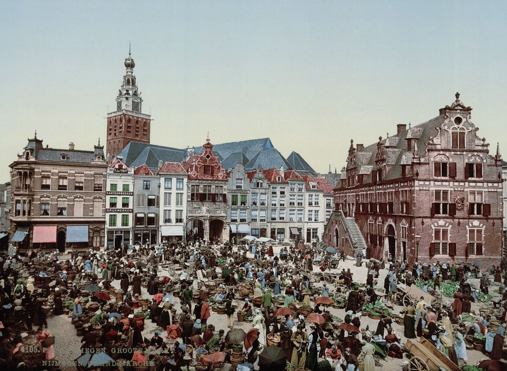 Цветные открытки Нидерландов 1890-х годов 4