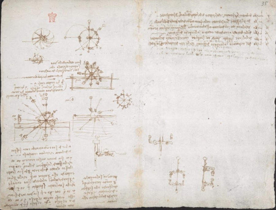 Оцифрованные дневники Леонардо да Винчи опубликованы онлайн 10