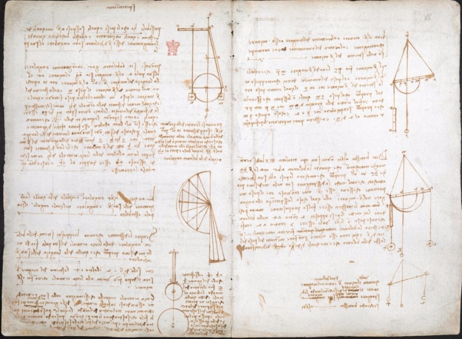 Оцифрованные дневники Леонардо да Винчи опубликованы онлайн 15