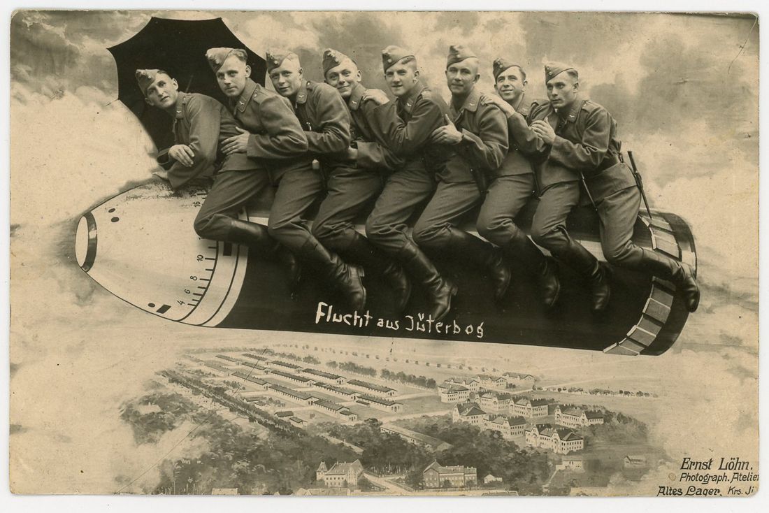 Армейский юмор и возможности мастеров фотошопа в фотографиях 1912-1945 годов 11