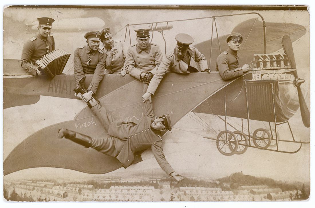 Армейский юмор и возможности мастеров фотошопа в фотографиях 1912-1945 годов 3