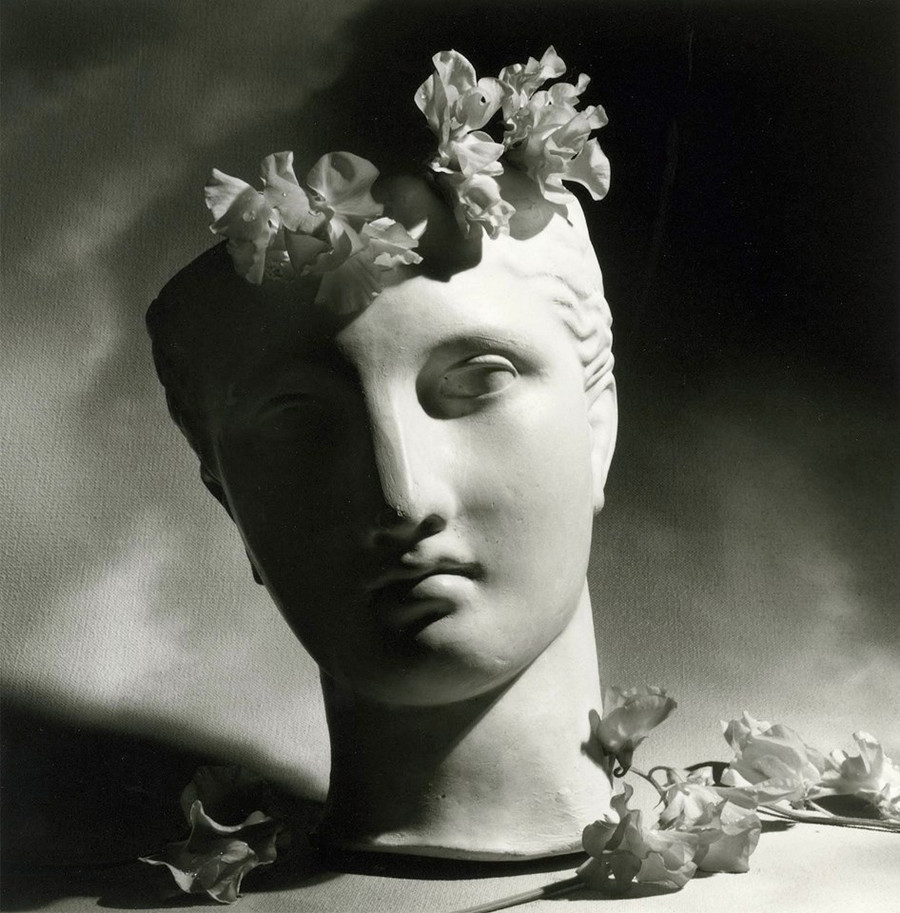 Classical Head With Flowers 1988