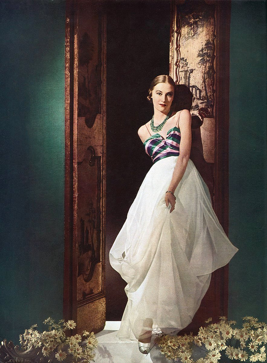 Model in a Charles James gown 1937