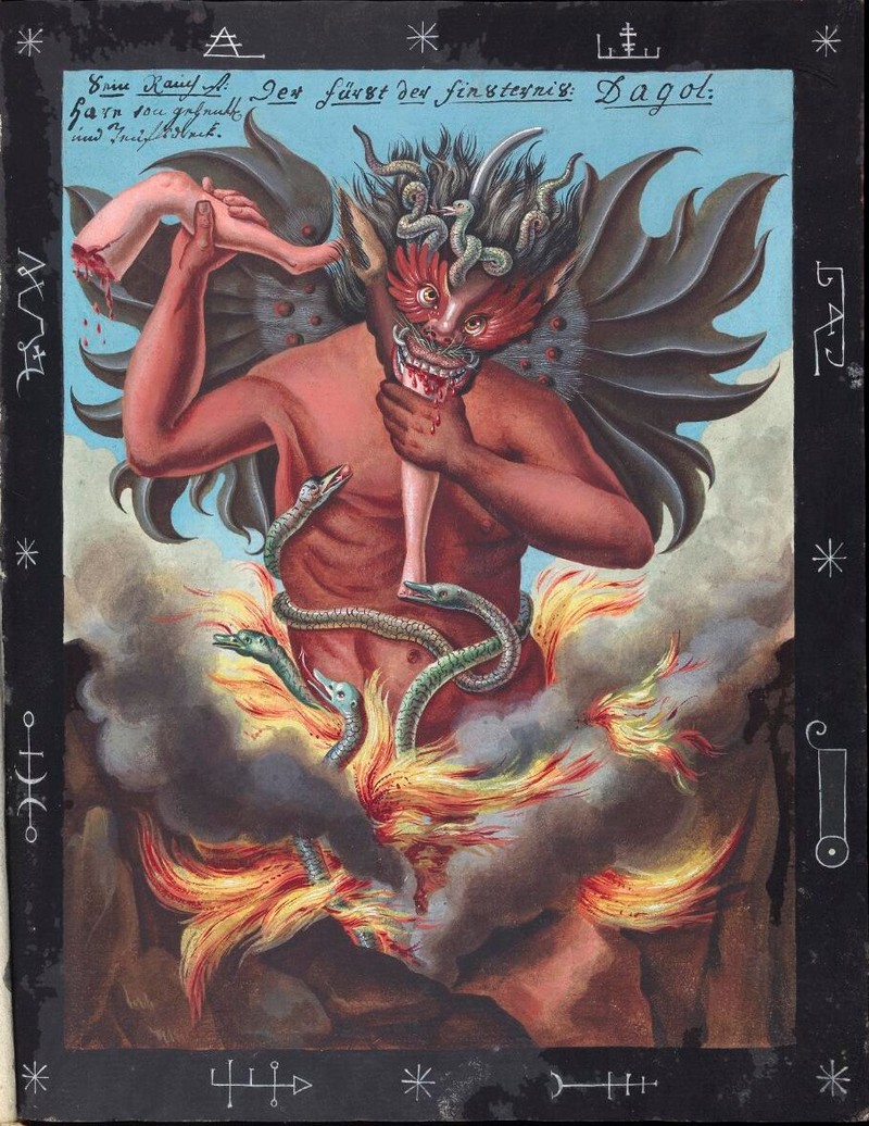 Сборник по демонологии и магическому искусству 18 века – редкая книга в свободном доступе 16