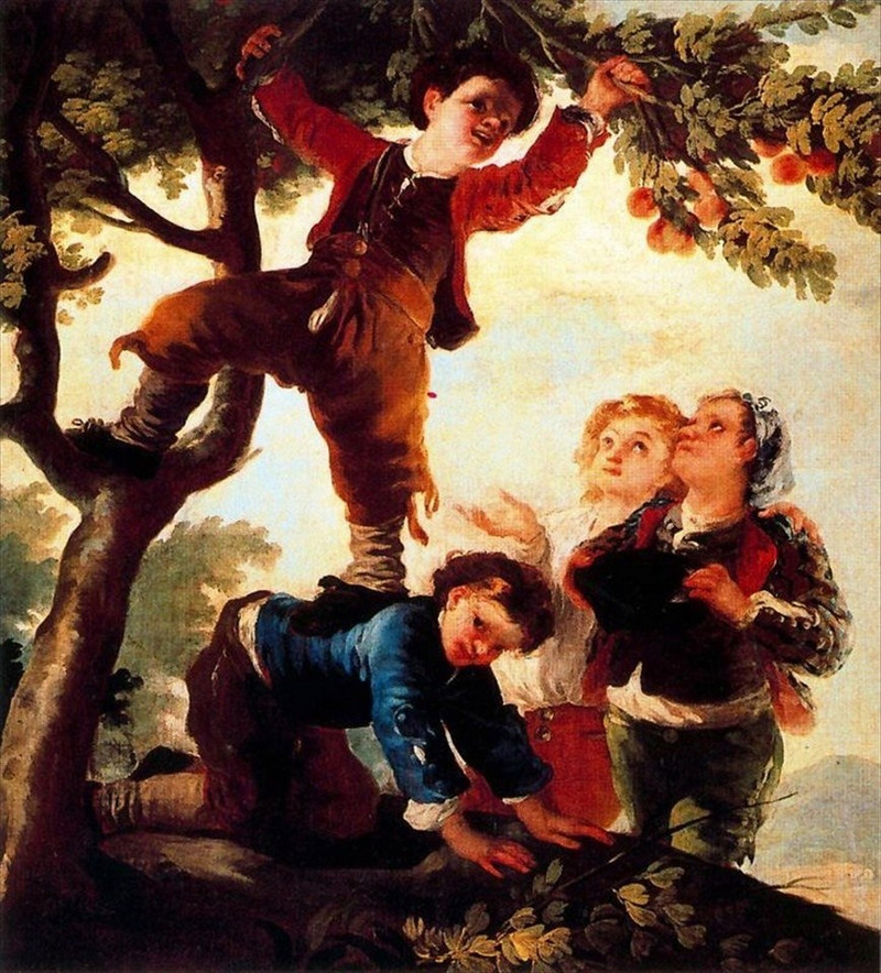 Мальчики собирают фрукты, 1778