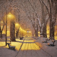 Ришар Савуа: канадская зима в уютной живописи