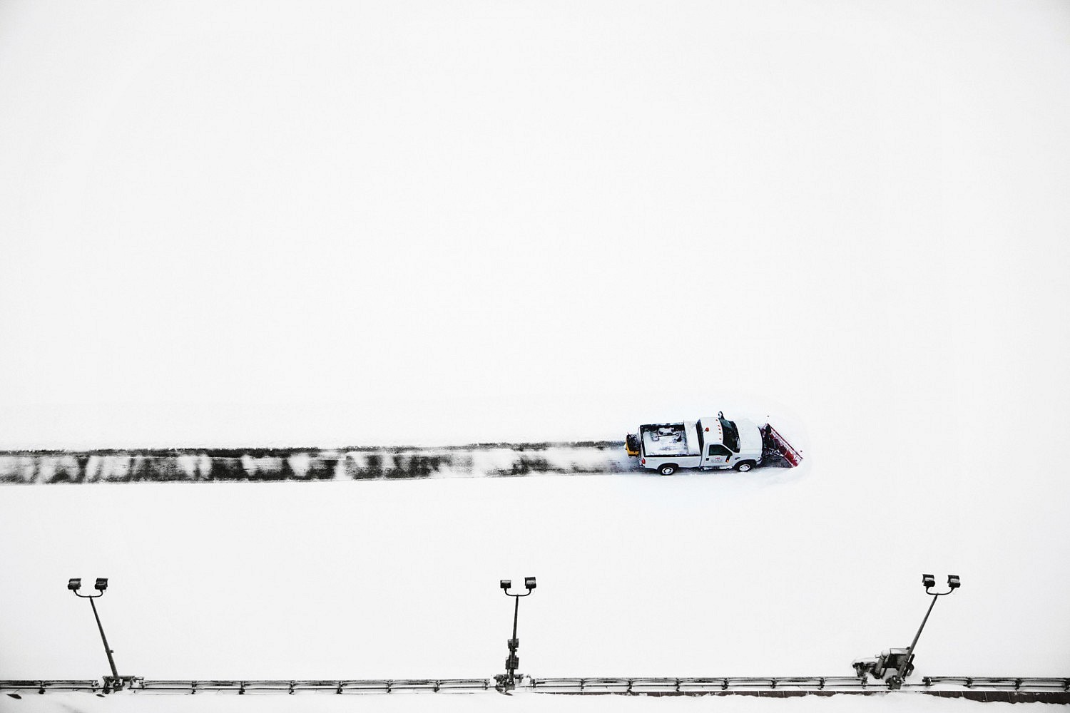 Уборка снега, Нью-Йорк, 2014. Автор Кристоф Жакро