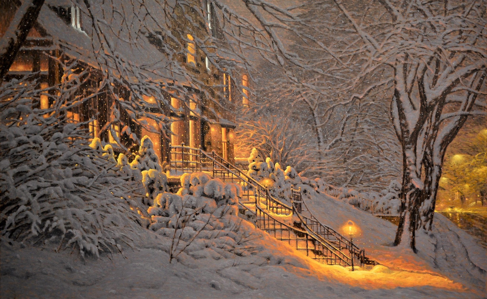 Снег в Уэстмаунте. Автор Ришар Савуа