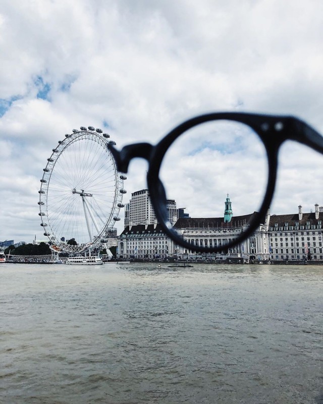 «Лондонские глаза». Колесо обозрения, Лондон. Автор Тиаго Силва