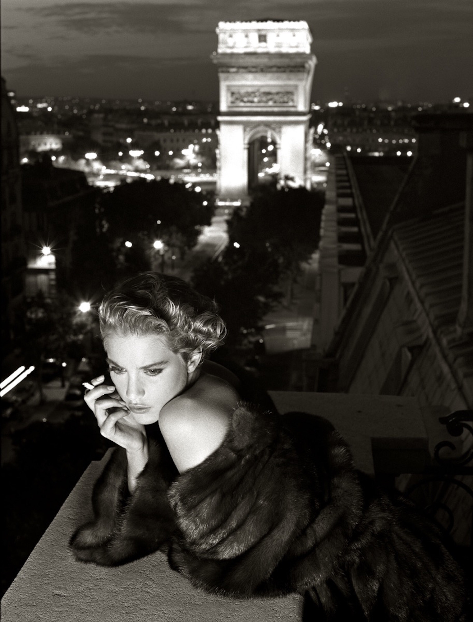Лиза Кауфманн, Париж, 1986 год. Фотограф Альберт Уотсон