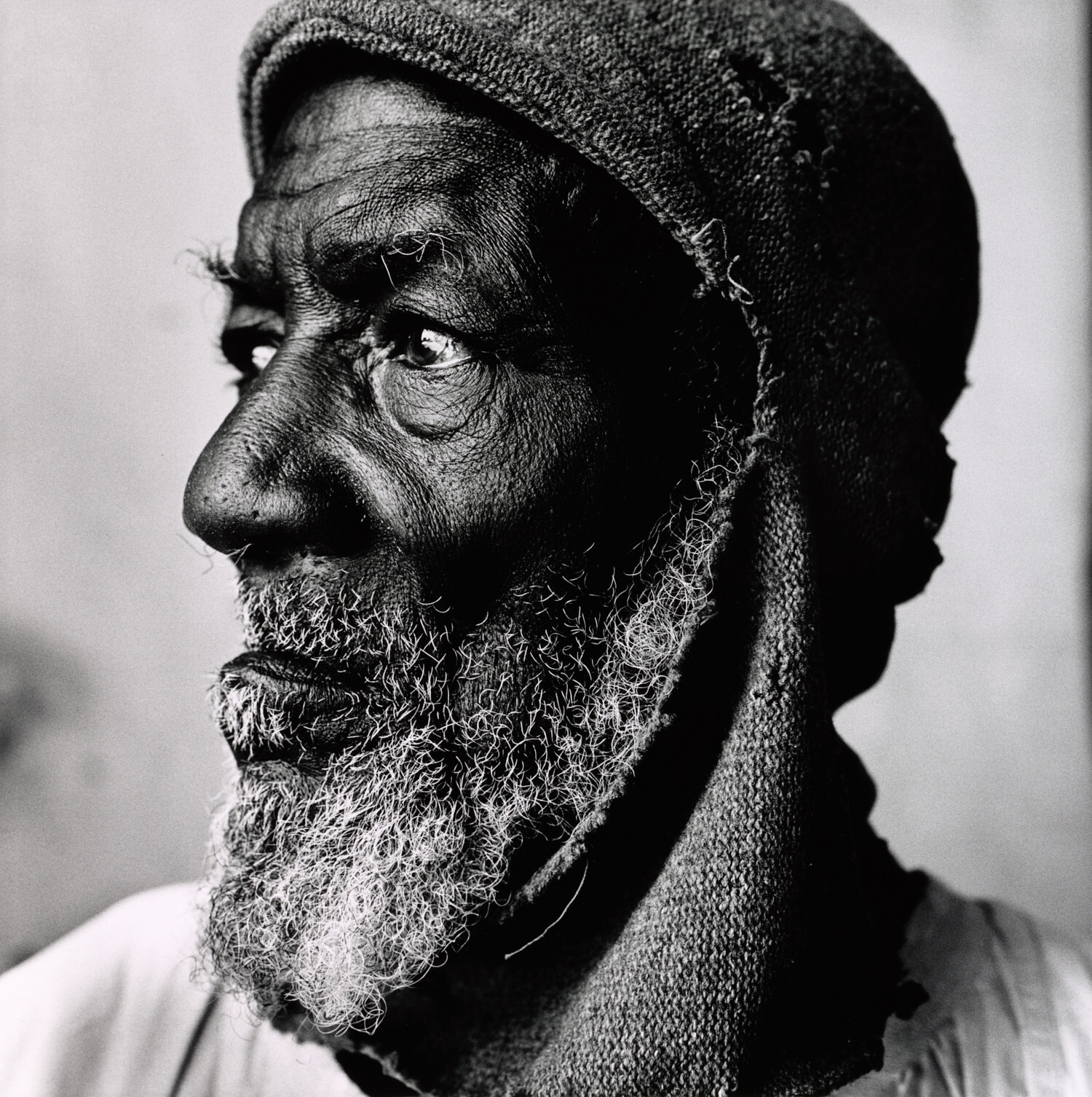 Старик Дагомеи, 1967 г. Фотограф Ирвин Пенн