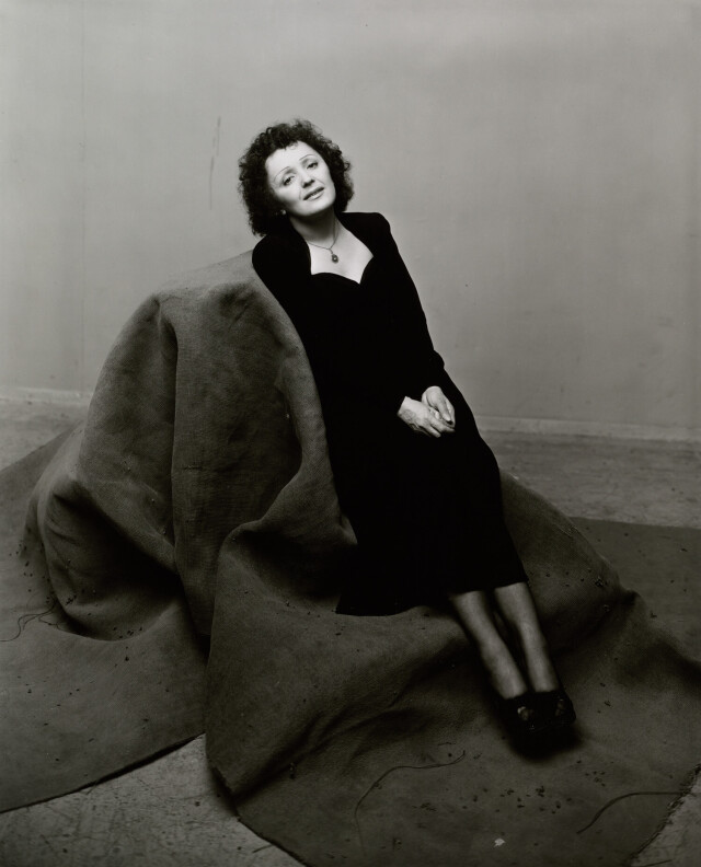 Эдит Пиаф, Нью-Йорк, 1948 год. Фотограф Ирвин Пенн