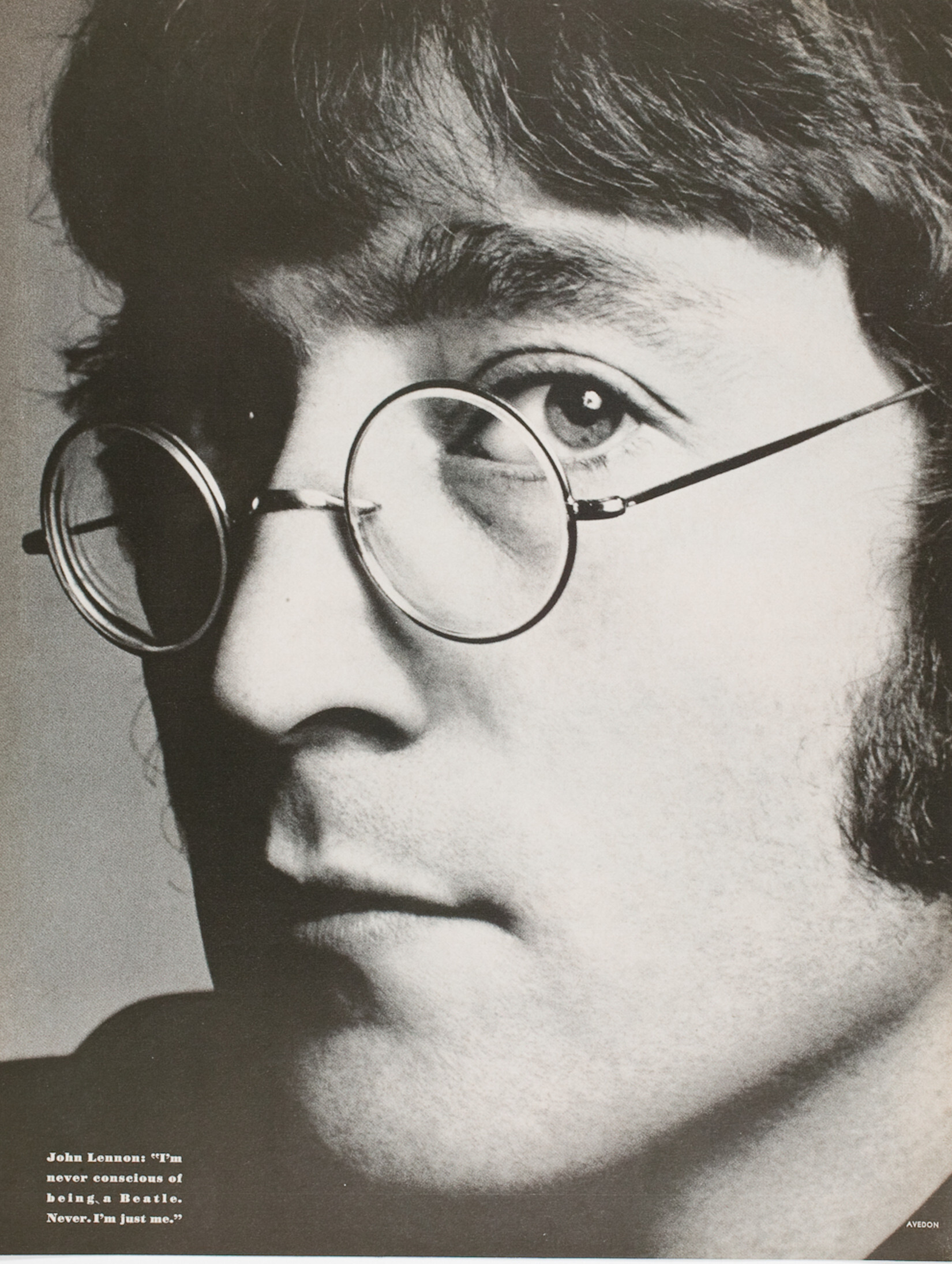 Джон Леннон, 1967 г. Фотограф Ричард Аведон