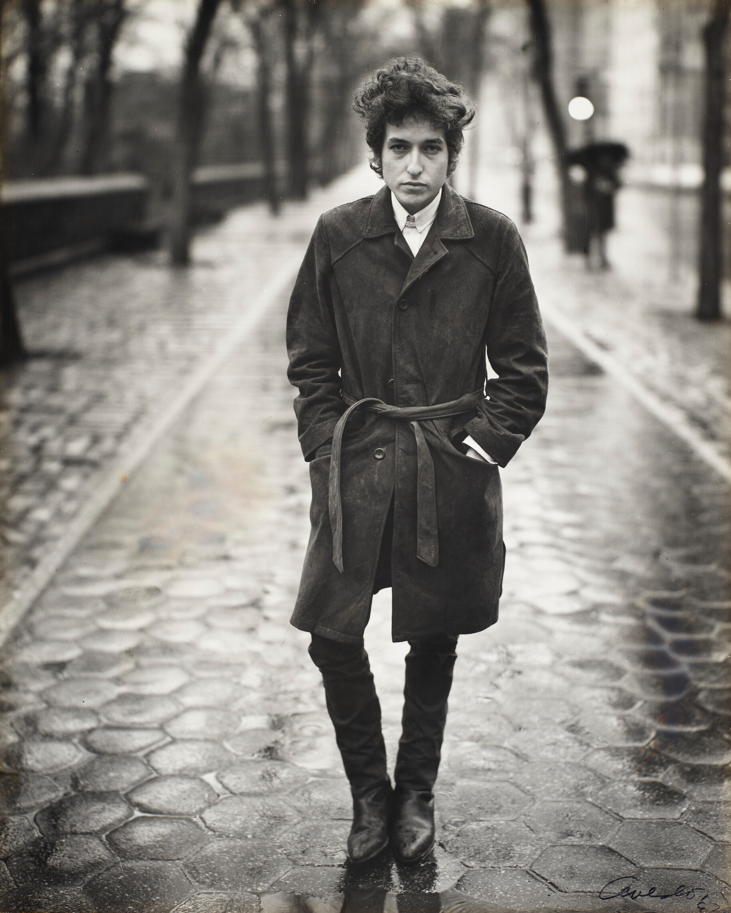 Боб Дилан, Нью-Йорк, 1965 год.  Фотограф Ричард Аведон