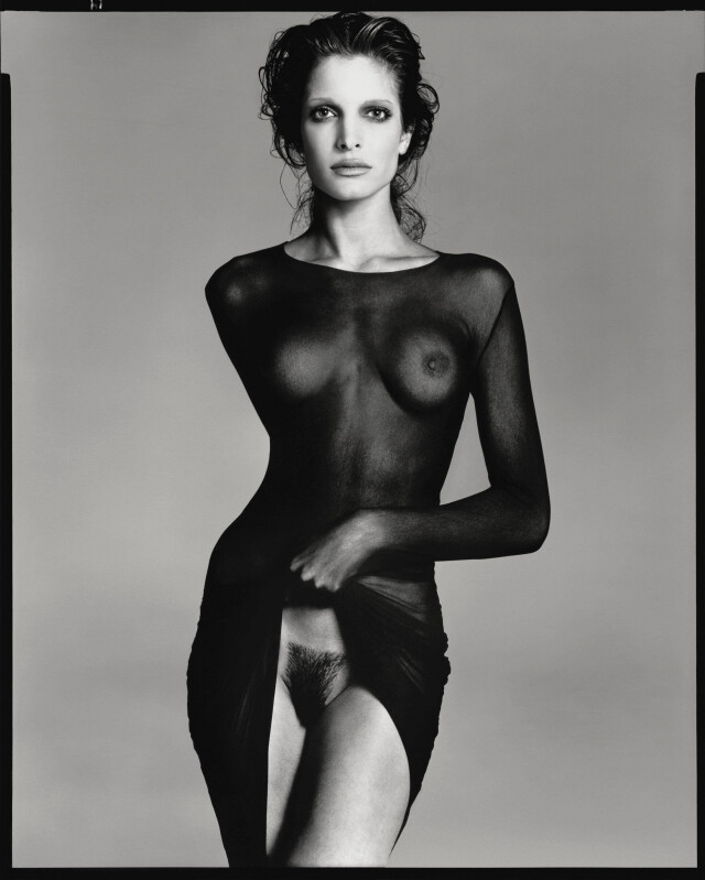 Стефани Сеймур, модель, Нью-Йорк, 9 мая 1992 года.  Фотограф Ричард Аведон