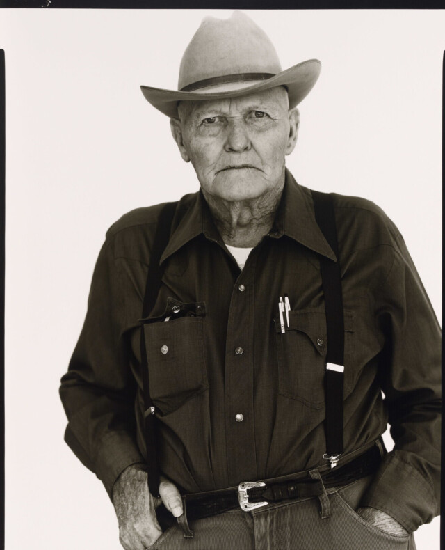 А. Л. Бин, фермер, выращивающий хлопок, Суитуотер, Техас, 10 марта 1979 г. Фотограф Ричард Аведон