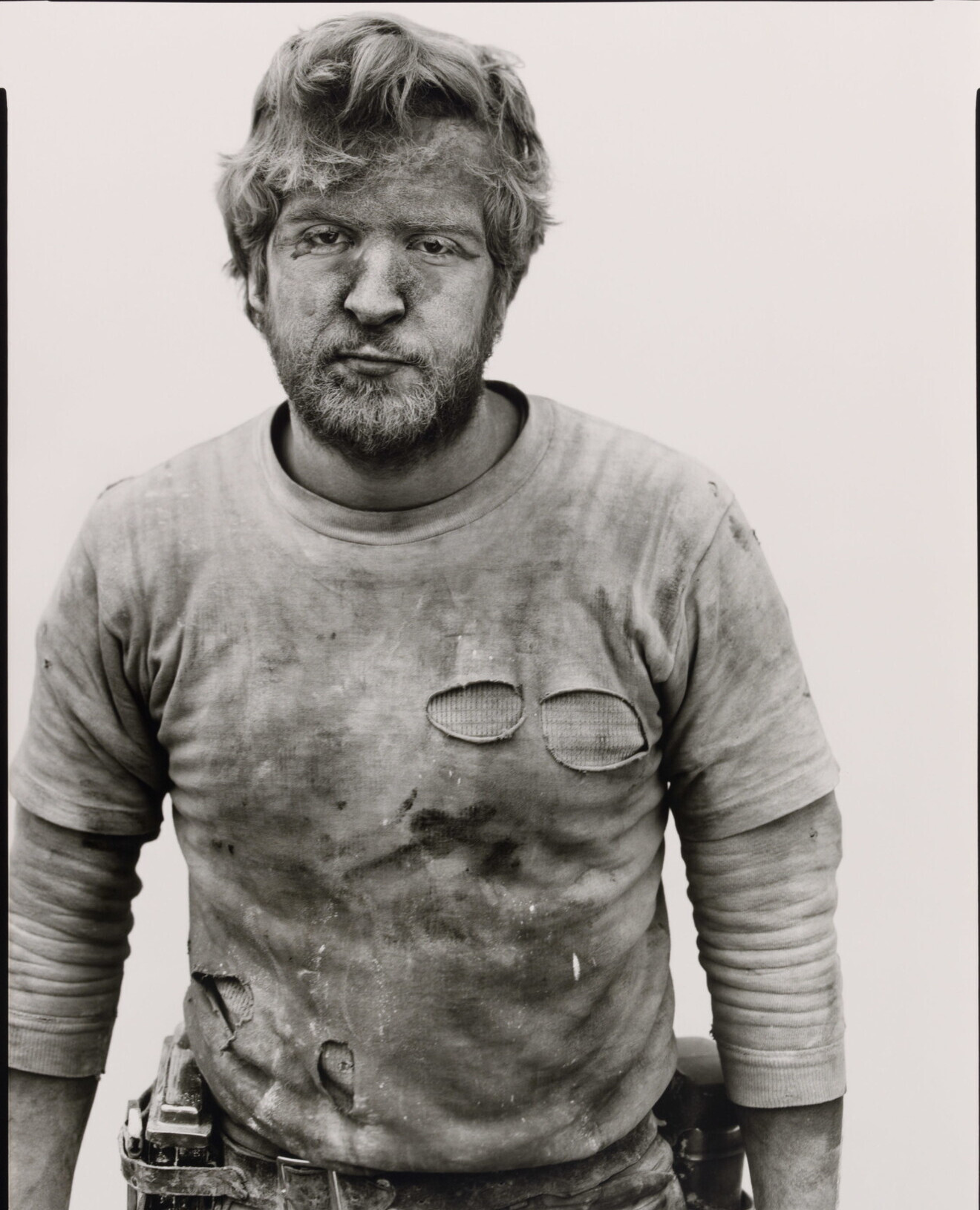 Джо Батлер, шахтер, Reliance, Вайоминг, 28 августа 1979 г. Фотограф Ричард Аведон