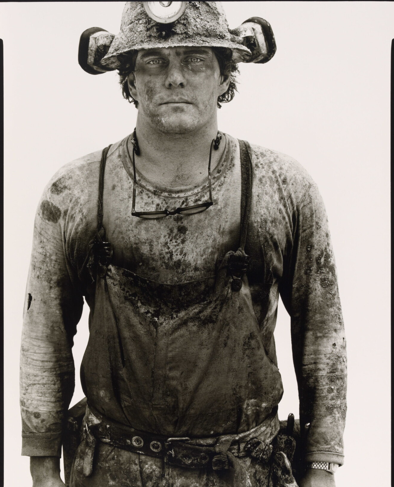 Джо Добош, добытчик урана, Черч-Рок, Нью-Мексико, 1979. Фотограф Ричард Аведон