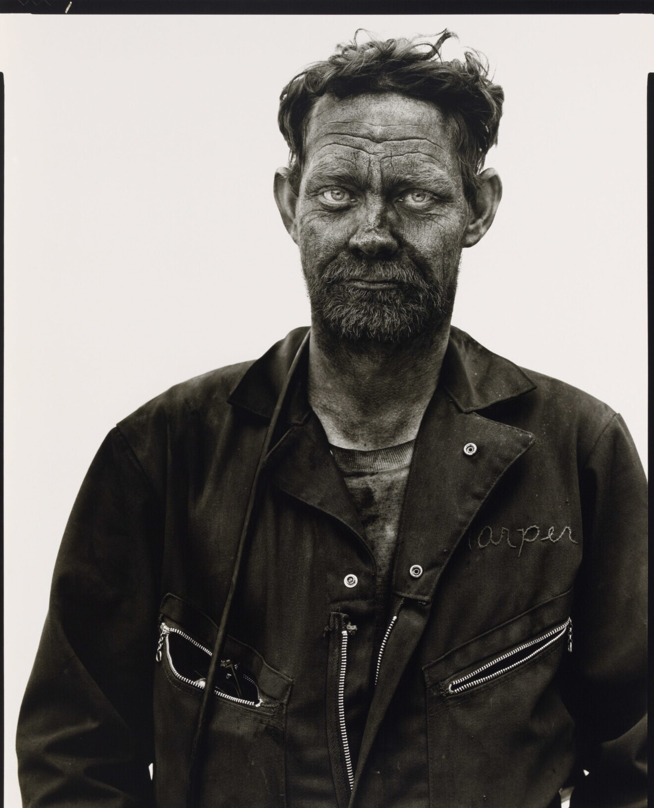 Дуг Харпер, шахтер, Сомерсет, Колорадо, 1980 г. Фотограф Ричард Аведон