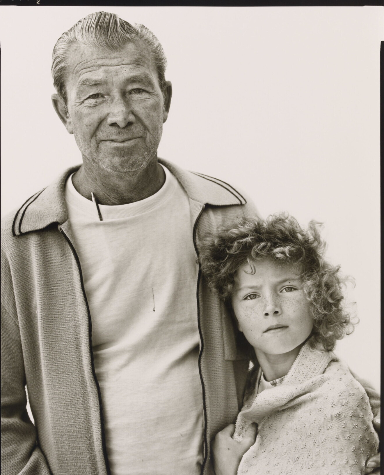 Макс Беннетт, медеплавильщик на пенсии, и его дочь Шеннон, Форт Бриджер, Вайоминг, 1983 г. Фотограф Ричард Аведон