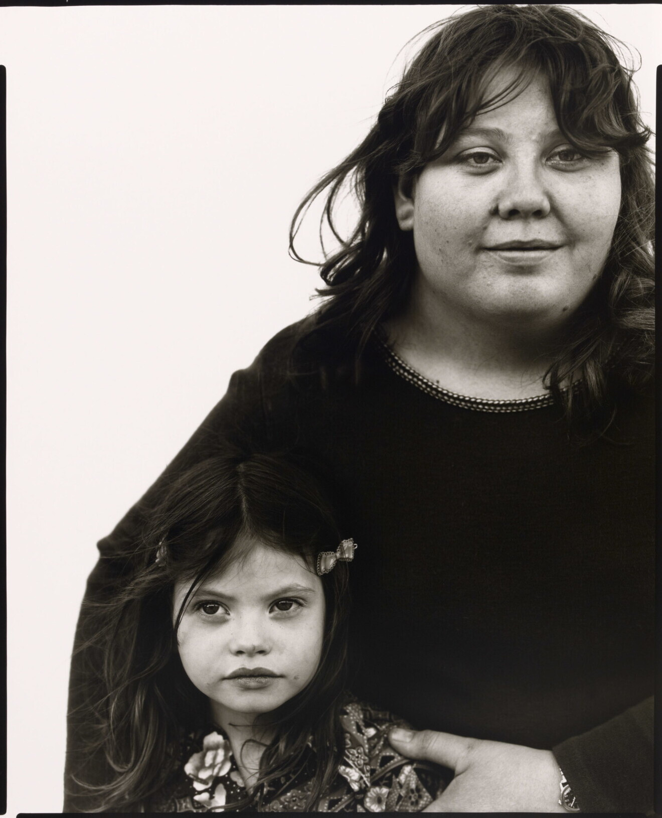 Мэри Уоттс, фабричный рабочий, и ее племянница Триша Стюард, Суитуотер, Техас, 10 марта 1979 г. Фотограф Ричард Аведон