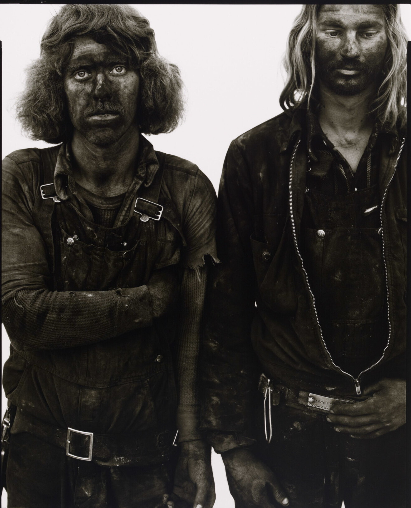 Роджер Скаарланд, Джим Бингхэм, Угольные шахтеры, Reliance, Вайоминг, 1979 г. Фотограф Ричард Аведон