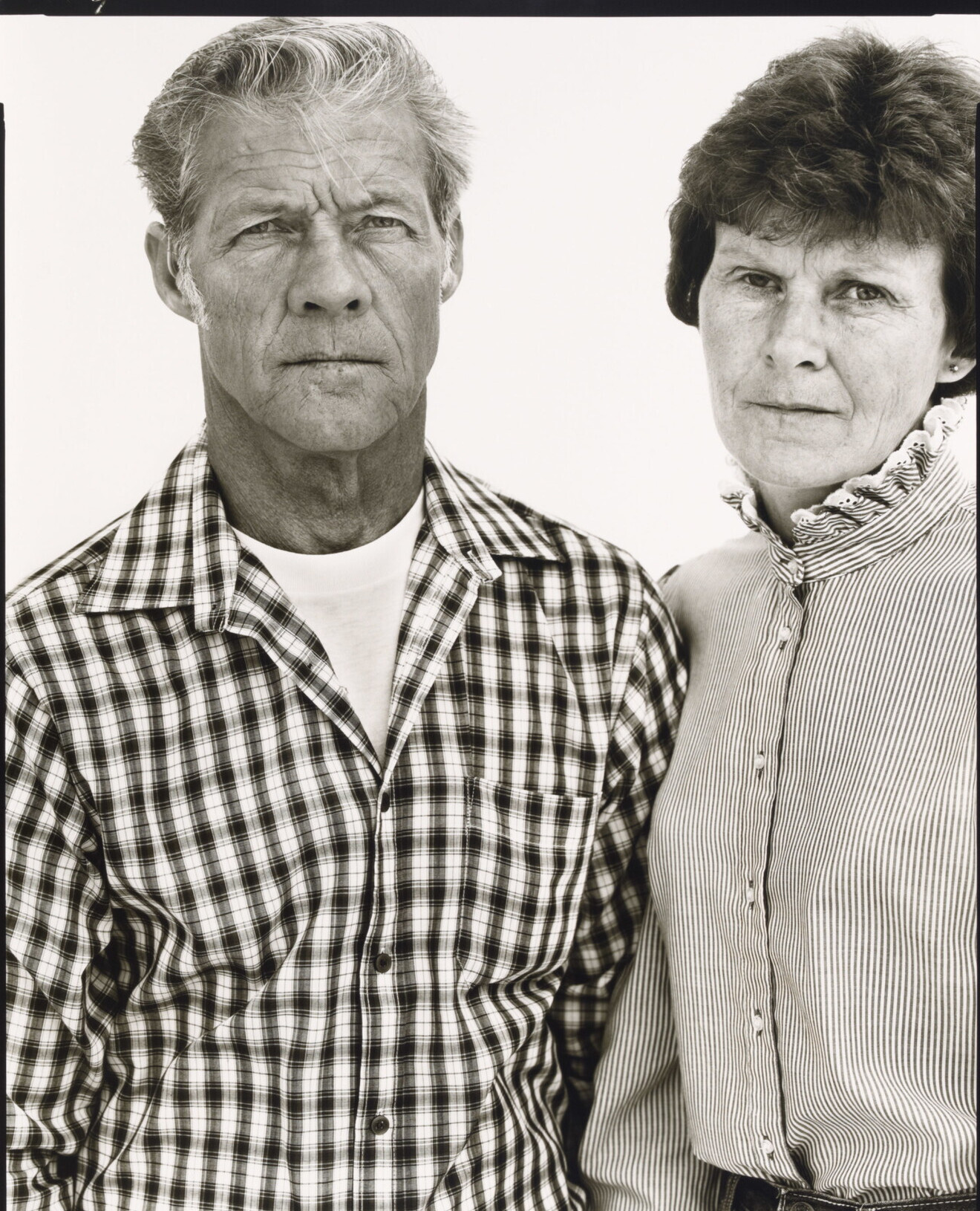 Рой Густавсон, безработный медный шахтер, и его жена Джуди, официантка, Бьютт, Монтана, 1983 г. Фотограф Ричард Аведон