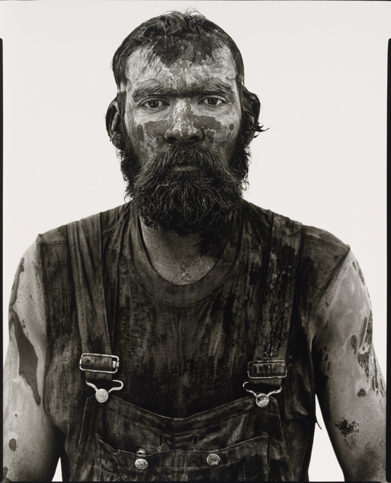 Рэд Оуэнс, нефтяник, Велма, Оклахома, 1980 г. Фотограф Ричард Аведон
