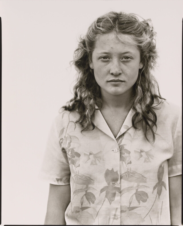 Шона Каллахан, тринадцать лет, Шайенн, Вайоминг, 1982 г. Фотограф Ричард Аведон