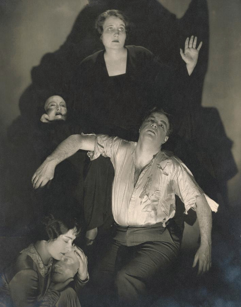 Сцена из спектакля Юджина О Нила Великий бог Браун., 1926 г. Фотограф Эдвард Стайхен