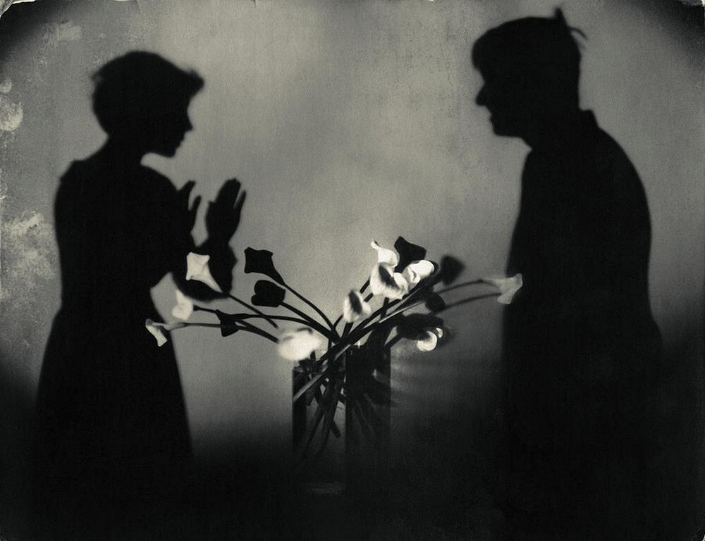 Тени от цветов на странице Actorplasms, 1923 г. Фотограф Эдвард Стайхен