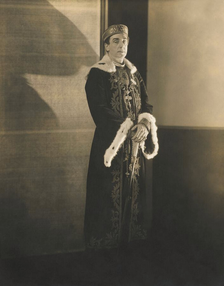 Уолтер Хэмпден в роли Генриха V, 1928 г. Фотограф Эдвард Стайхен
