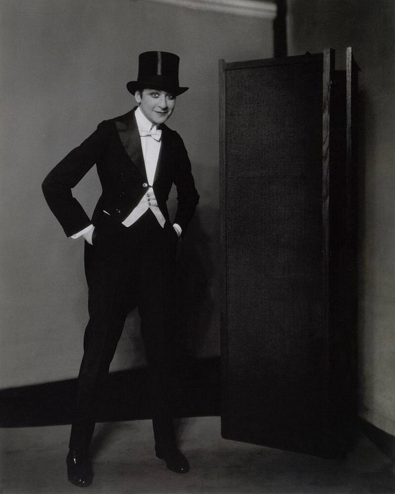 Фанни Брайс в смокинге, 1923 г. Фотограф Эдвард Стайхен