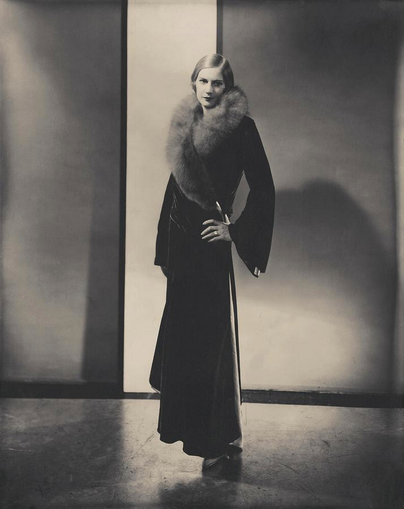 Хелен Лайонс в платье Vionnet, 1929 г. Фотограф Эдвард Стайхен