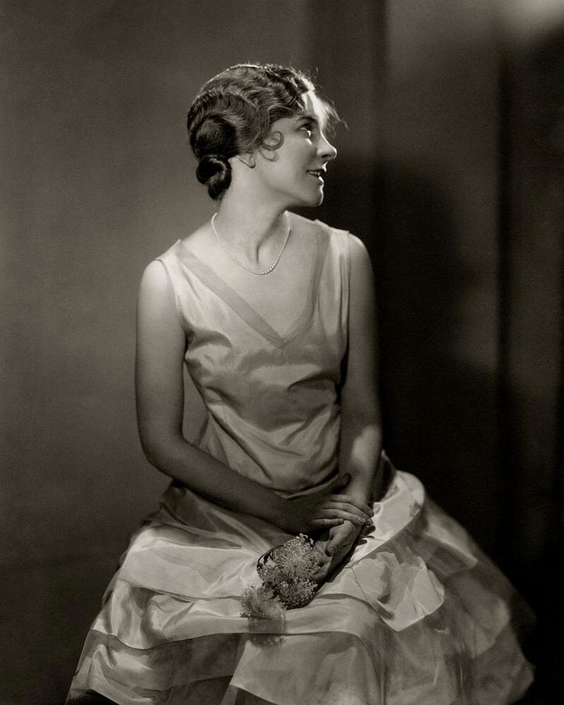 Хелен Хейс в платье из тафты, 1928 г. Фотограф Эдвард Стайхен