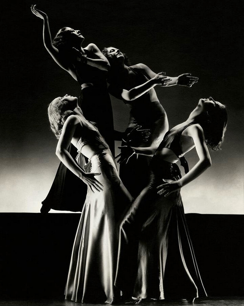 Четыре танцовщицы балетной труппы Альбертины Раш, 1931 г. Фотограф Эдвард Стайхен