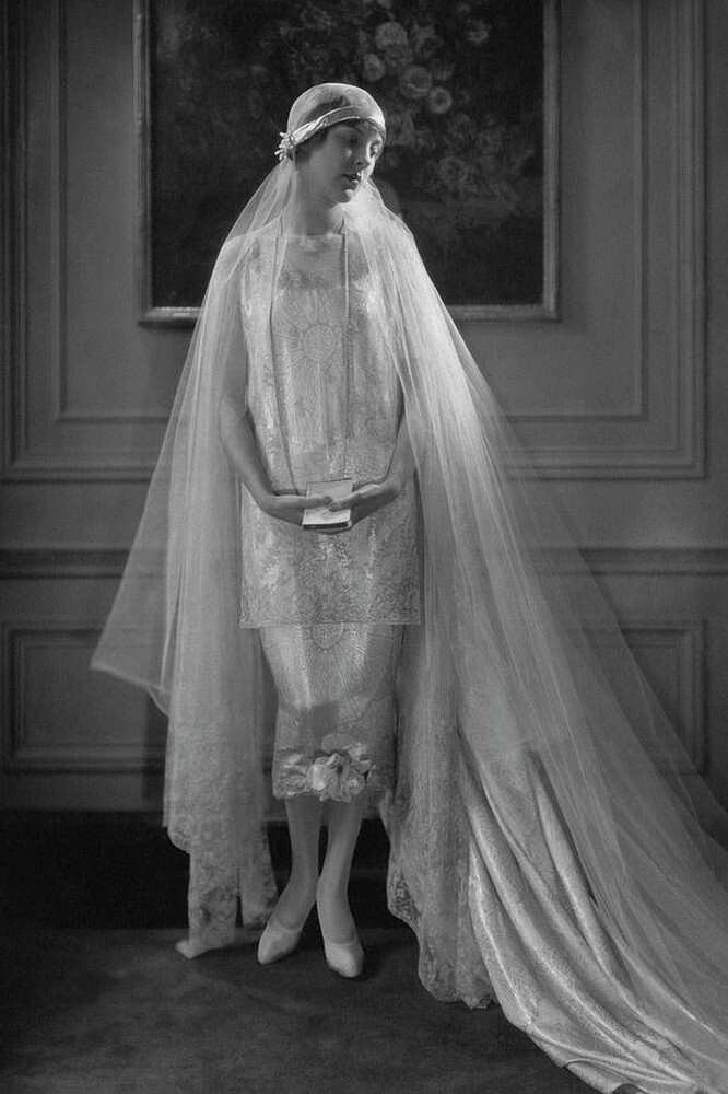 Эдна Джонсон в свадебном платье, 1926 г. Фотограф Эдвард Стайхен