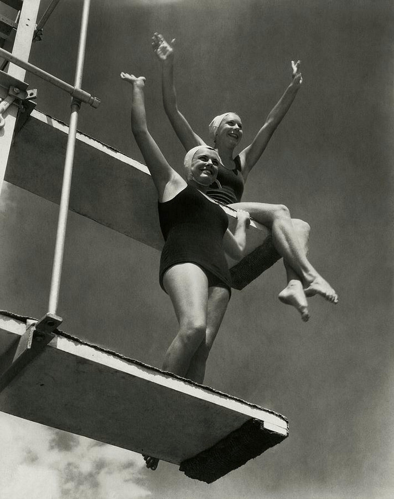 Элеонора Холм и Хелен Мэдисон, 1932 г. Фотограф Эдвард Стайхен