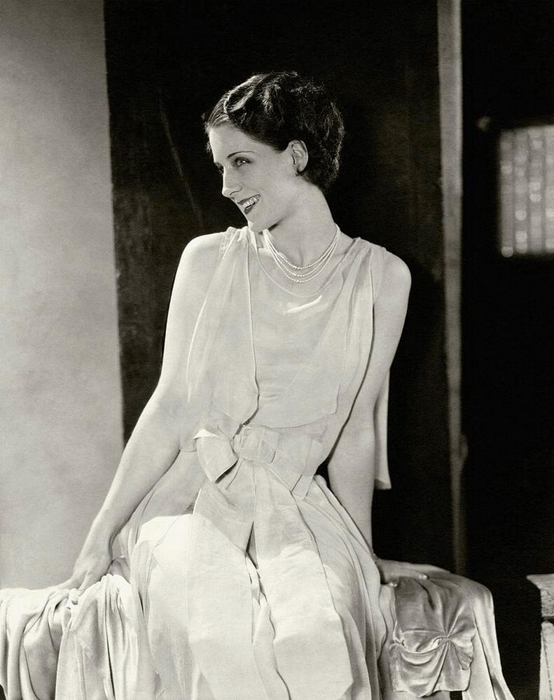 Норма Ширер улыбается, 1928 г. Фотограф Эдвард Стайхен