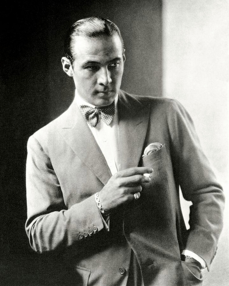 Портрет актера Рудольфа Валентино, 1926 г. Фотограф Эдвард Стайхен
