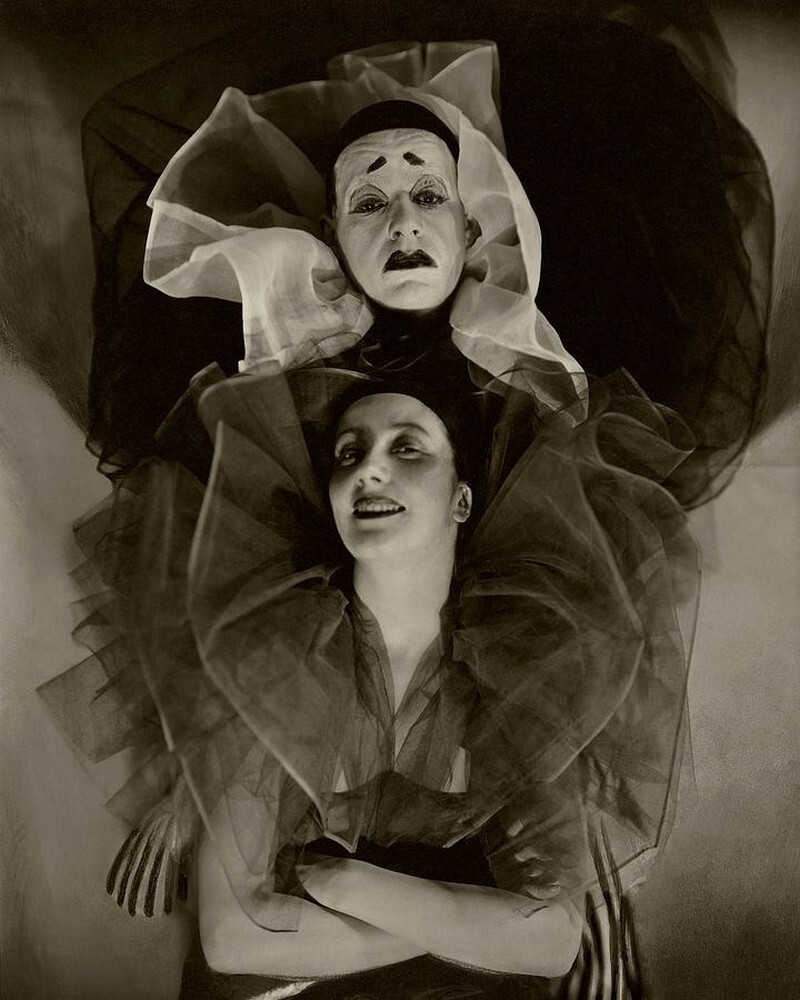 Портрет Линн Фонтанн и Альфреда Лунта в одежде, 1925 г. Фотограф Эдвард Стайхен
