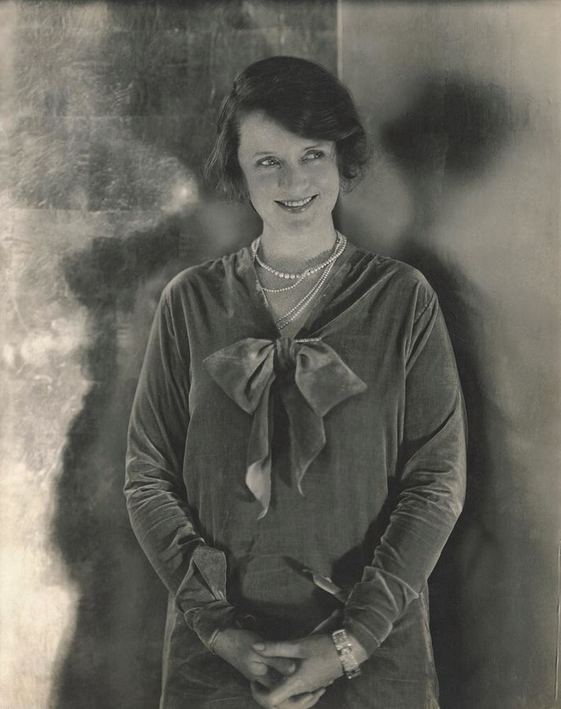 Портрет улыбающейся Билли Берк, 1927 г. Фотограф Эдвард Стайхен